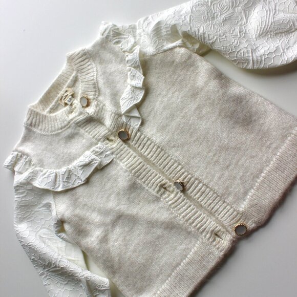 River Island Toddler girl cardigan with buttons - Picture 3 of 5